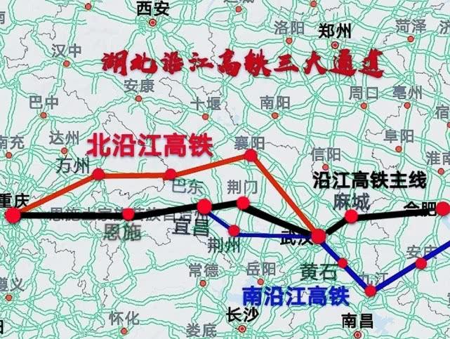 汉十高铁最新路线图