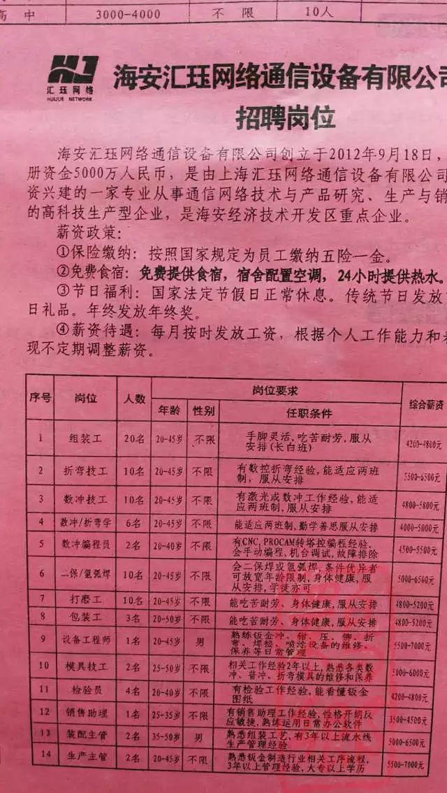 惠南镇最新招聘信息