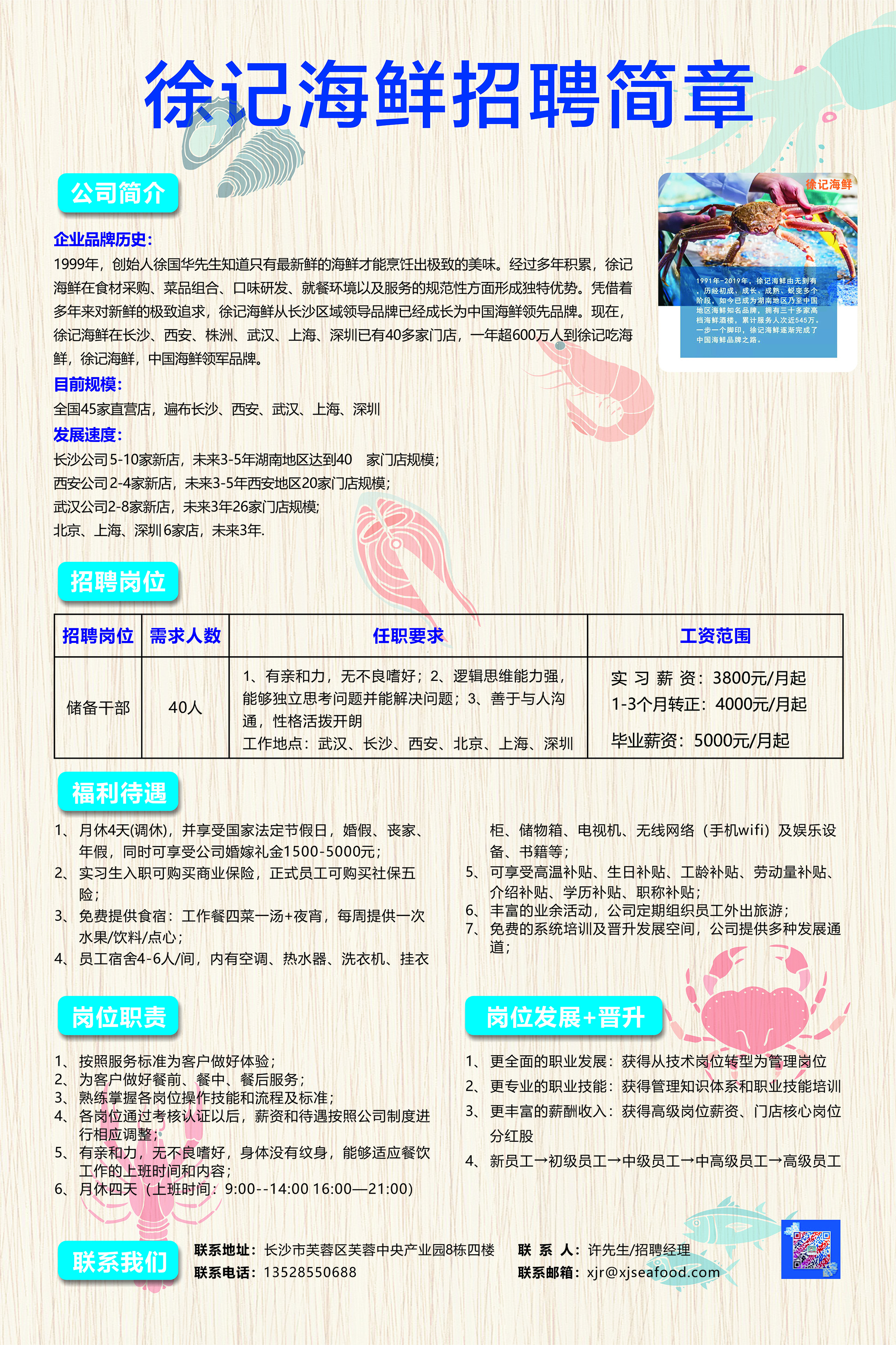 上海海鲜信息最新招聘